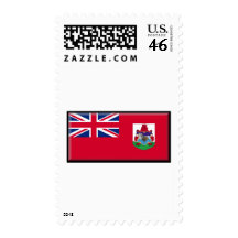 Bermuda Flag Postage Stamps
