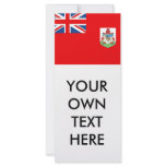 Bermuda Flag Custom Rack Cards