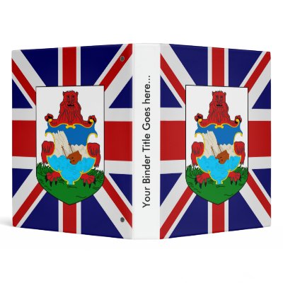 Bermuda High quality Flag Vinyl Binder by representmycountry