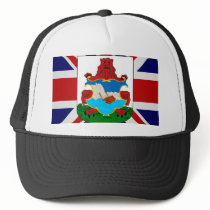 Bermuda High quality Flag Mesh Hat