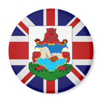 Bermuda High quality Flag Magnet
