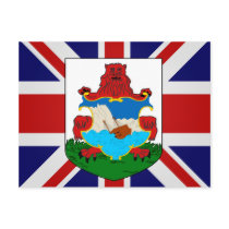 Bermuda High quality Flag Postcard