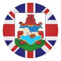 Bermuda High quality Flag Sticker
