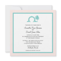 Bermuda Moongate Wedding Destination Custom Invite