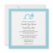 Bermuda Moongate Wedding Destination Invitation