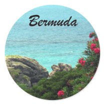 Bermuda Round Sticker