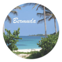 Bermuda Round Sticker