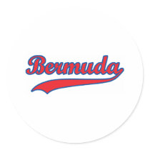 Bermuda Round Stickers