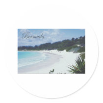Bermuda Round Stickers