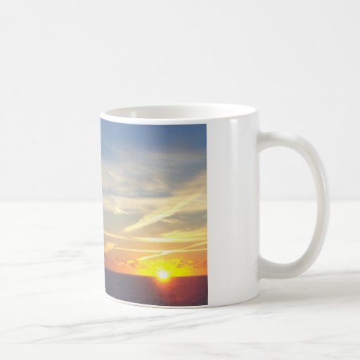 Bermuda sunset coffee mugs
