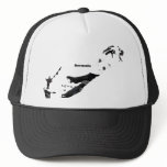 Bermuda Trendy Peace Sign with Bermudian map Hats