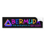 BERMUDA TRIANGLE bumpersticker Bumper Stickers