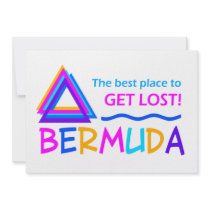 BERMUDA TRIANGLE invitation - customize