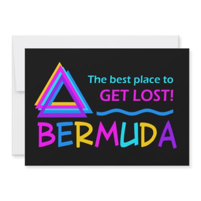 BERMUDA TRIANGLE invitation - customize by PizzaRiia