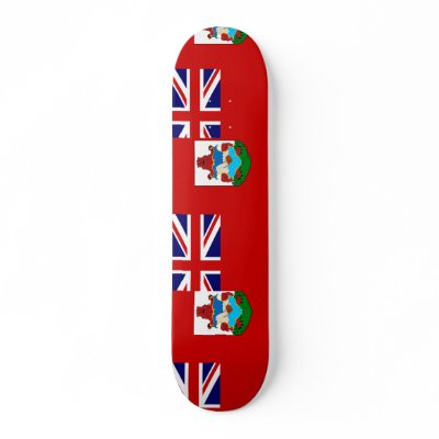 Bermuda, United Kingdom Skateboard by FlagLibrary