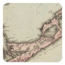 Bermudas Square Stickers
