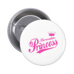 Bermudian Princess Pinback Buttons