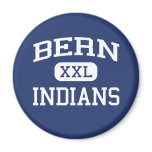 Bern - Indians - Bern High School - Bern Kansas Refrigerator Magnet