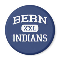 Bern - Indians - Bern High School - Bern Kansas Refrigerator Magnet