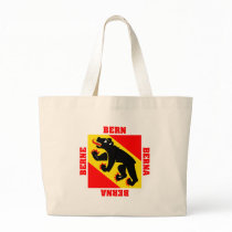 Bern Switzerland Canton Flag Tote Bag