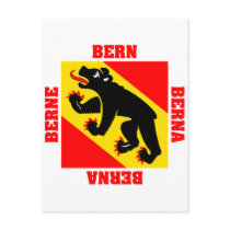 Bern Switzerland Canton Flag Post Cards