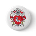 Bernal Family Crest buttons by coatsofarms Bernal Family Crest buttons