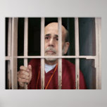 Bernanke Behind Bars Print