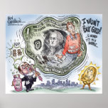 Bernanke  Bubble Bucks Print