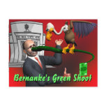 Bernanke's Green Shoot postcards