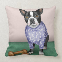 Bernard and his Bones Pillow pillows