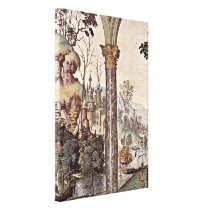 Bernardino di Betto - Background Stretched Canvas Print