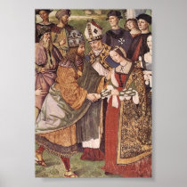 Bernardino di Betto - Eleonora of Portugal Poster
