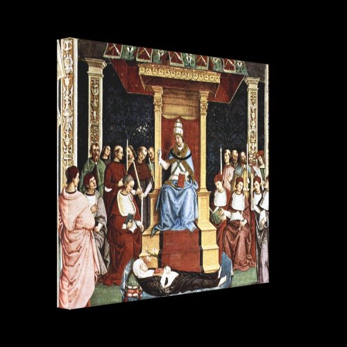 Bernardino di Betto - Fresco Canvas Print