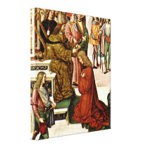 Bernardino di Betto - Piccolomini and Frederick Gallery Wrap Canvas