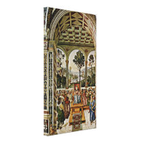 Bernardino di Betto - Piccolomini as ambassador Canvas Prints