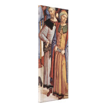 Bernardino di Betto - Pope Pius II appointed Canvas Print