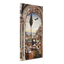 Bernardino di Betto - Pope Pius II in Ancona Gallery Wrap Canvas