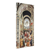 Bernardino di Betto - Pope Plius II Stretched Canvas Print