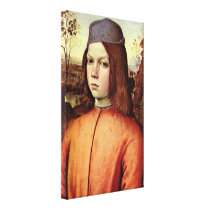 Bernardino di Betto - Portrait of a boy Stretched Canvas Prints