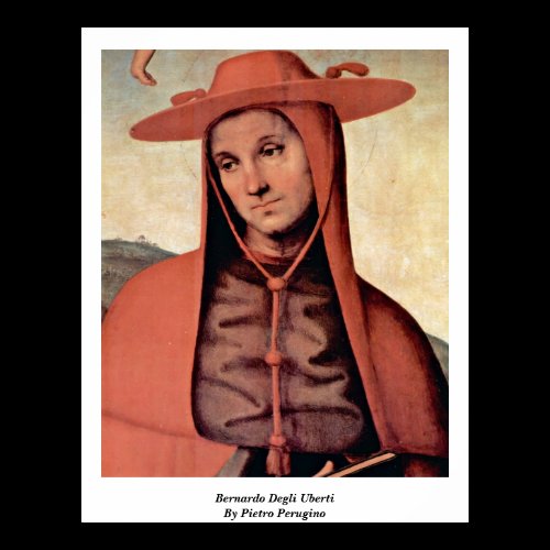 Bernardo Degli Uberti By Pietro Perugino Posters