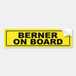 Berner on Board Bumper Sticker