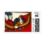 Berner with Santa Postage