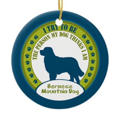 Bernese | Christmas Ornament by taoofblue