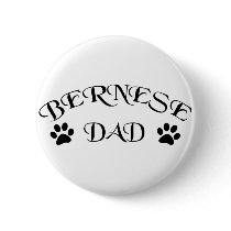 Bernese Dad (Fancy Text) Button
