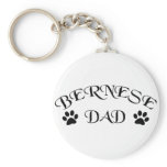 Bernese Dad (Fancy Text) Keychain