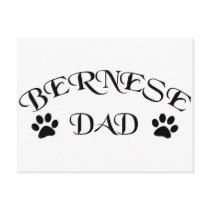 Bernese Dad (Fancy Text) Post Cards