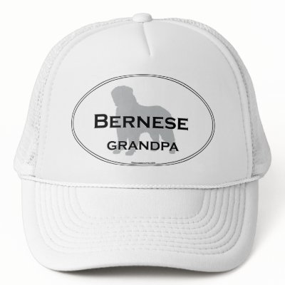 Bernese Grandpa Hats by dogwiregifts