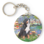 Bernese - Lilies 2 Keychain