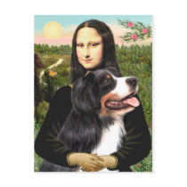 Bernese - Mona Lisa - Customized Postcard