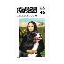 Bernese - Mona Lisa Postage Stamp